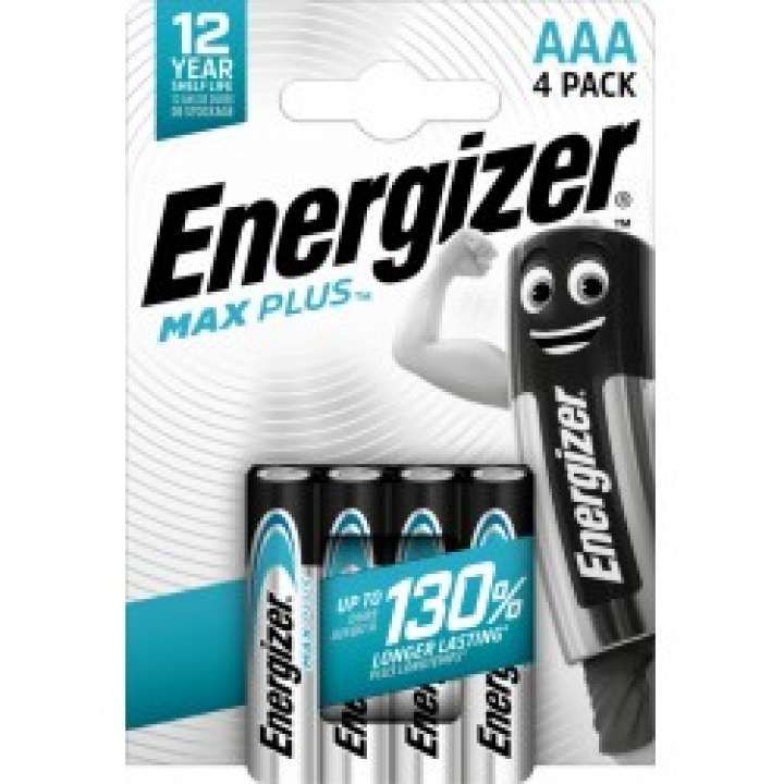 Priser på Energizer Max Plus AAA 4-Pack - Batteri