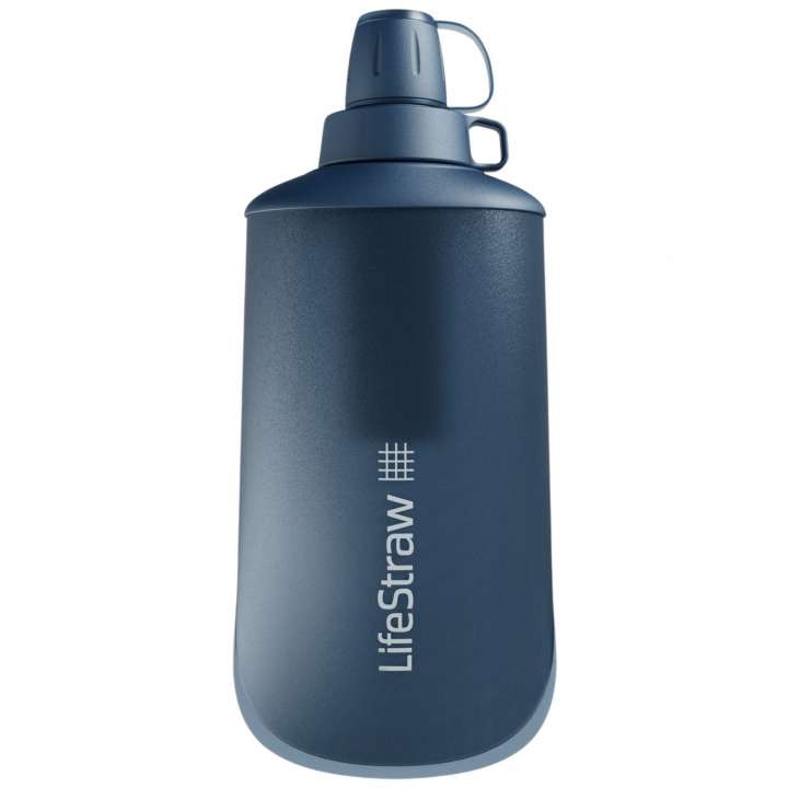 Priser på LifeStraw Peak Series Collabsible Squeeze Bottle, 650ml, mørkeblå