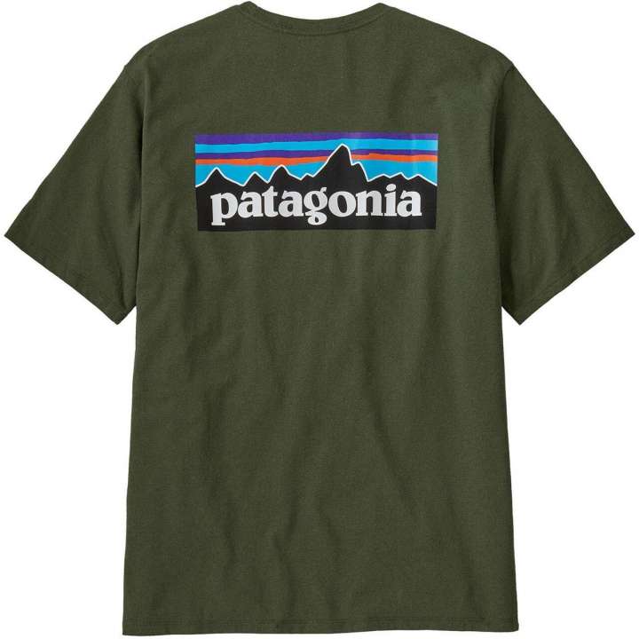 Priser på Patagonia Mens P-6 Logo Responsibili-Tee (Grøn (TORREY PINE GREEN) Large)